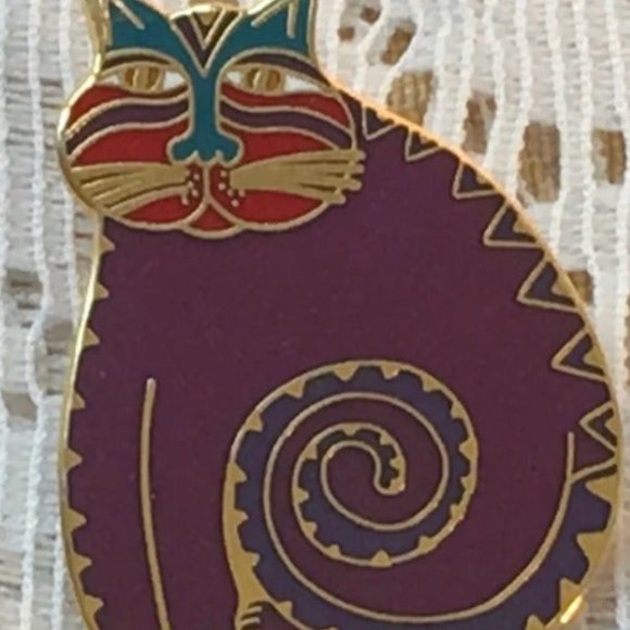 Laurel Burch Pin: "Mythical Cats" - Picture 2 of 4